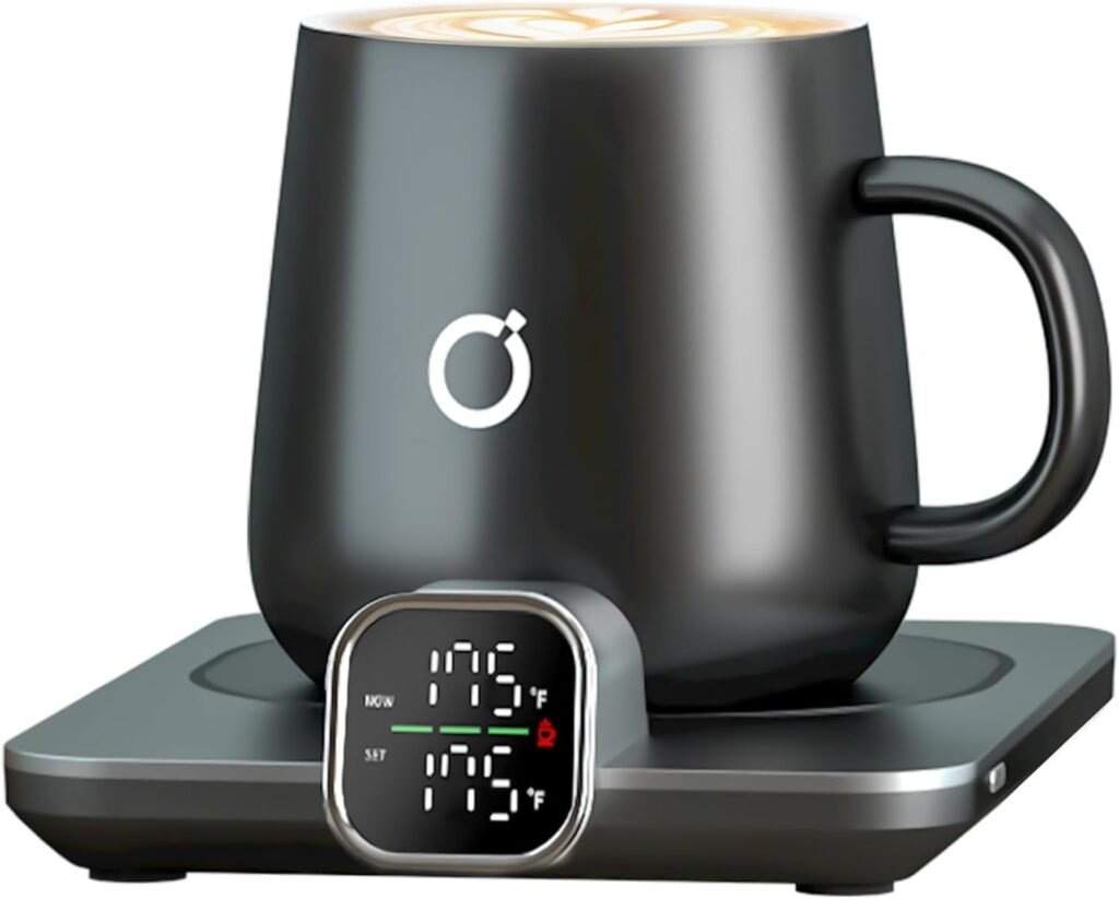 Smart Heated Coffee Mug Warmer & Mug Set